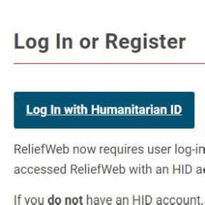 reliefweb|reliefweb log in.